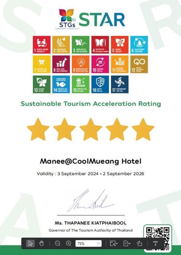 Manee Cool Mueang Hotel Чиангмай Екстериор снимка